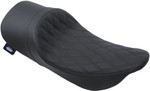 Drag Specialties EZ-ON Forward Low Solo Seat | Double Diamond (0801-1159)