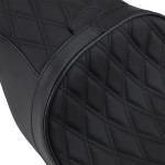 Drag Specialties Forward Low-Profile Touring Seat | Double Diamond (0801-1011)