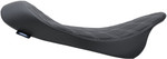 Drag Specialties EZ-ON Low Solo Seat | Double Diamond Silver Stitch (0801-1153)