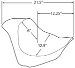 Drag Specialties EZ-ON Solo Seat | Smooth (0802-1126)