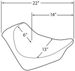 Drag Specialties EZ-ON Solo Seat | Smooth (0802-1148)