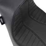 Drag Specialties EZ-ON Solo Seat | Scorpion Stitch (0802-1150)