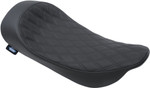 Drag Specialties EZ-ON Low-Profile Solo Seat | Double Diamond (0801-1155)