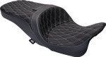 Drag Specialties Freedom Seat | Double Diamond w/Silver Stitching (0801-1482)
