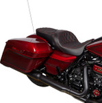 Drag Specialties Freedom Seat | Double Diamond w/Red Stitching (0801-1484)