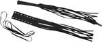 Drag Specialties Fringed Leather Lever Covers | Black (DS-243062)