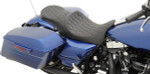 Drag Specialties Low Touring Seat w/Backrest Option| Double Diamond (0801-1008)