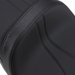 Drag Specialties Low Touring Seat w/Razorback Tank | Mild Stitch (0801-1075)