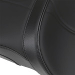 Drag Specialties Low Profile Touring Seat w/Passenger Backrest (0810-1585)