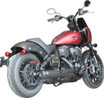 S&S 2-into-1 Qualifier Exhaust System | Guardian Black | 49-State (550-1116)