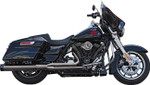 S&S 2-into-1 Sidewinder Exhaust System - Lava Chrome - 50 State (550-1123)