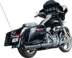 S&S Swindler 2-into-1 4" Muffler Kit | Black (550-1139)