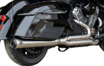 S&S 2-into-1 Qualifier Exhaust System - Stainless - Race Only (550-1130)