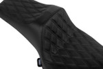 Drag Specialties Predator III 2-Up Seat | Double Diamond (0810-2466)