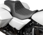 Drag Specialties Predator III Seat | Double Diamond (0801-1918)