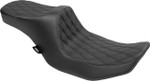 Drag Specialties Predator III 2-Up Seat | Double Diamond (0801-1931)