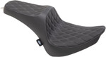 Drag Specialties Predator III Seat | Double Diamond w/Silver Stitch (0802-1360)