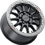 Raceline Alpha Beadlock Wheel | Black w/Gunmetal | 17x7 (A14BG-77012+25)