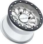 Raceline Alpha Beadlock Wheel | Silver w/Black | 15x10 (A14SB-51056+10)