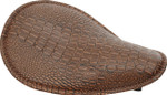 Drag Specialties Spring Solo Seat | Small | Faux Alligator (0806-0096)