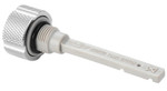 Figurati Magnetic Transmission Oil Dipstick | Knurled Silver (FD01-MAGTDT-KN-SS)