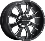 Raceline Mamba Wheel | Black w/Machined | 14x7 (A7747056-43)