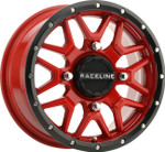 Raceline Krank Simulated Beadlock Wheel | Red | 14x7 (A94R-47056+38)