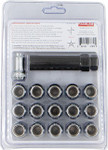 Raceline Lug Nuts | Spline Socket | 1/2"-20 | Chrome | 16 Pack (RLUG-CS120C)