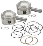 S&S Forged Stock Bore Stroker Pistons - 3 7/16" - '36-84 Big Twins (106-5527)