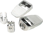 Slyfox Aluminum Front Foot Pegs | Silver Polished (SF-904-01-2)