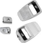Slyfox Aluminum Rear Foot Pegs | Silver Polished (SF-904-02-2)