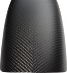 Slyfox Matte Carbon Fiber Shorty Front Fender (12057M)