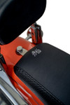 Slyfox Drifter Seat | Black Smooth Vinyl | Gray Logo (SlyFox4681B)