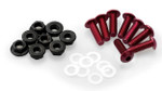 Puig Standard Windscreen Screw Kit | Red (0956R)