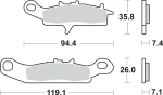 SBS SI - Sintered Brake Pads (798SI)