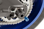 Puig Hi-Tech Swingarm Spools | Blue | 6mm (5922A)