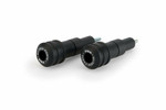 Puig Vintage 2.0 Frame Sliders | Black (21045N)