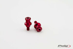 Puig Hi-Tech Swingarm Spools | Red | 10mm (5924R)
