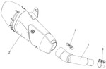Yoshimura RS-9T Slip-On Exhaust Muffler | Stainless/Carbon Tip (12122BR520)