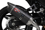 Yoshimura AT2 Carbon Slip-on Exhaust Muffler - '17-26 Suzuki SV650 (11670BM222)