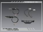 Yoshimura LED Turn Signal Kit for V2 Fender Eliminator (075BG-STD-I-K)