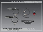 Yoshimura LED Turn Signal Kit for V2 Fender Eliminator (075BG-STD-J-K)