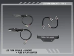 Yoshimura LED Turn Signal Kit for V2 Fender Eliminator (075BG-STD-O-K)