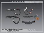 Yoshimura LED Turn Signal Kit for V2 Fender Eliminator (075BG-STD-Z-K)