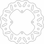 Moto-Master Nitro Rear Brake Rotor (110360-PU)