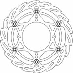 Moto-Master Flame Front Floating Brake Rotor (112084-PU)