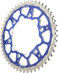 Moto-Master Fusion Dual Ring Rear Sprocket - Blue - 47 Tooth - 428 (620183447)