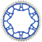 Moto-Master Fusion Dual Ring Rear Sprocket - Blue - 50 Tooth - 428 (620183450)