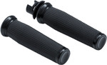 Kuryakyn 1" Black Thresher Handlebar Grips (5949)