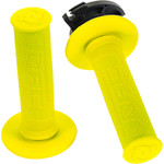 Torc1 Defy Hot Lap Yellow Diamond Lock-On Grips (4650-0602)